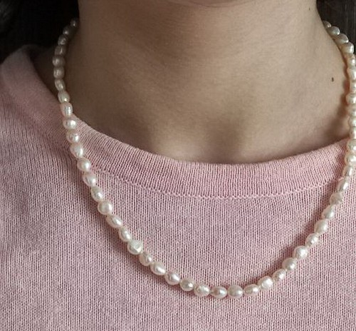 Vintage natural pearls necklace | eBay