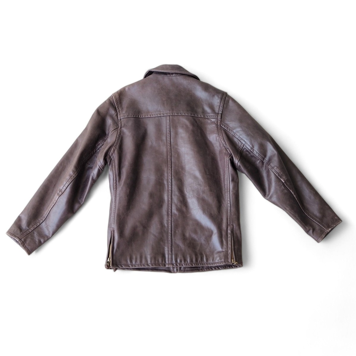 Schott #837 Brown Cowhide Leather W/ Iridescent Lining