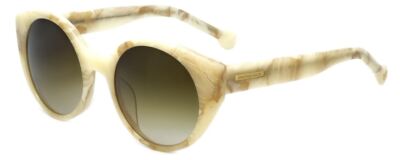 Jonathan Adler Designer Sonnenbrille Monte Carlo In Bone White Brown Marble Grau