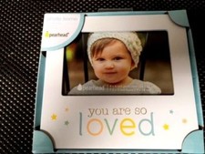 Set of 2 "You are so loved" Baby Frames 4" x 6" Perfect Gift for Baby Shower 