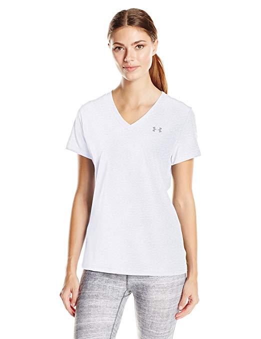Under Armour Women's Threadborne Train Twist V-Neck Top Small Medium  H-12