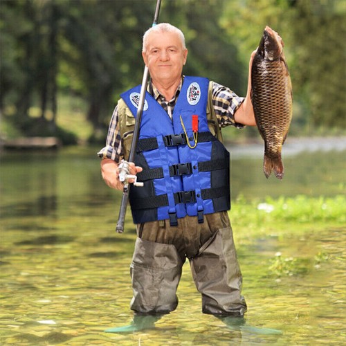 Schwimmweste-Erwachsene-Kinder-Rettungsweste-Lifejacket-Kajakweste-Pfeife-S-XXXL - Bild 19 von 28