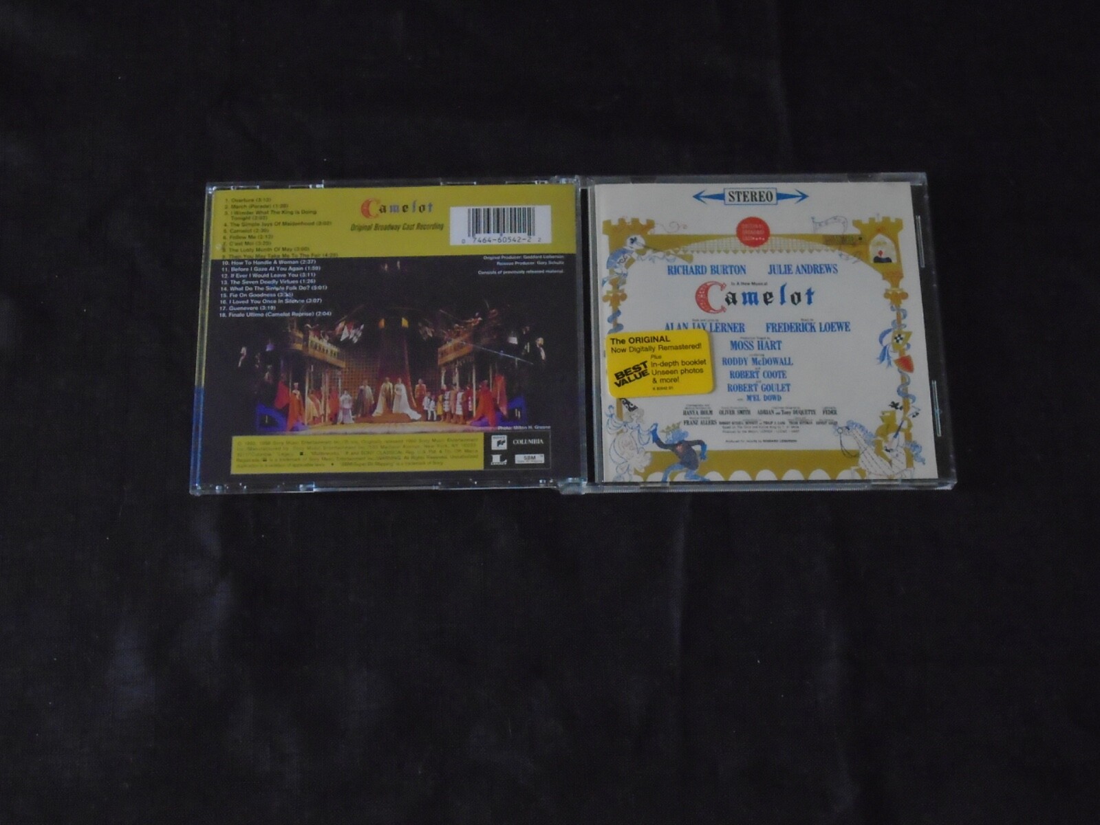 Camelot (Original Broadway Cast Recording) CD FREE SHIP