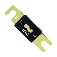 10x 100A ANL Gold Plated Fuses - Car Audio Marine Solar Industrial - Bulk Pack