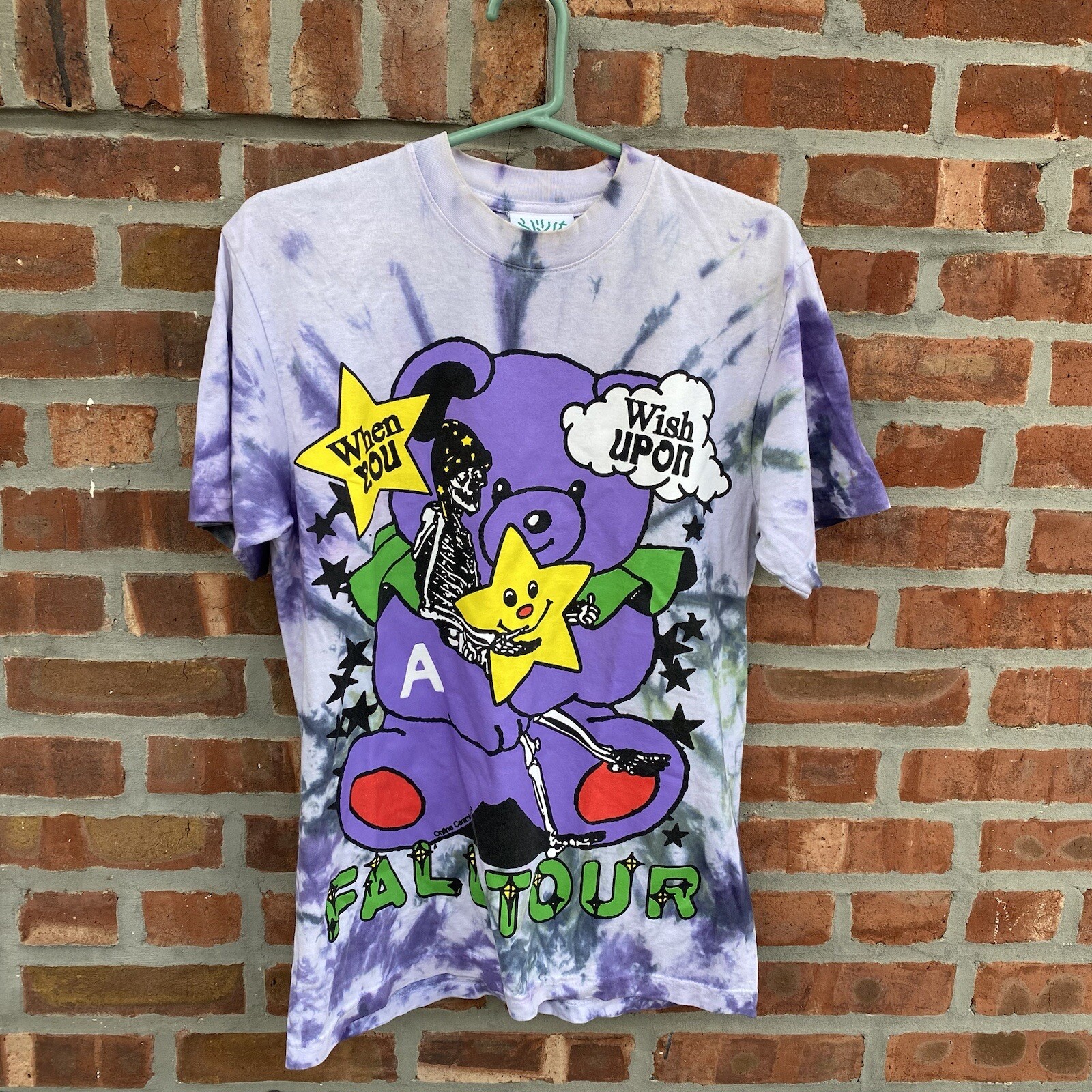 Online Ceramics Wish Upon A Star Dark Purple Small Tie Dye Fall Tour T-Shirt 2019-image