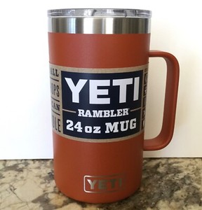 burnt orange yeti cup