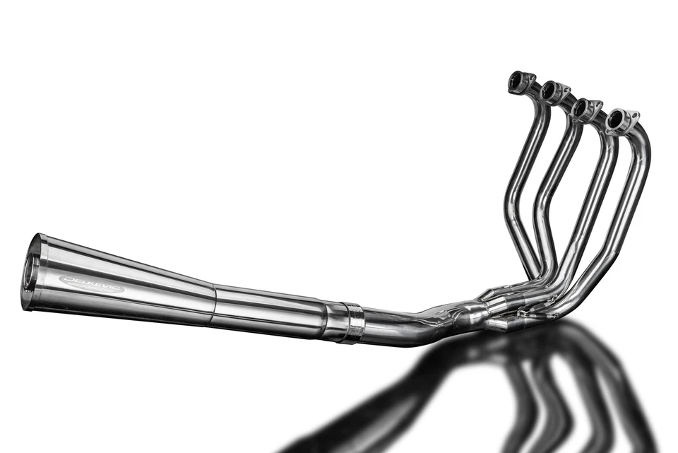 Yamaha XS1100 1978-1982 escape completo 4-1 acero inoxidable megáfono silenciador lata Foto 2 de 4