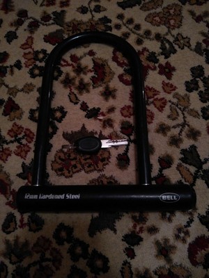 bell 12mm hardened steel bike lock
