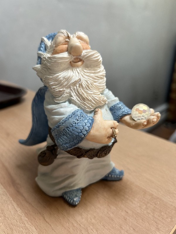 Vintage World Of Krystonia S. Shepf Panton Figurine ’88 Made In England Wizard