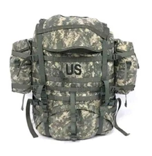 BRAND NEW ACU US ARMY MOLLE II ACU RUCKSACK Complete Back Pack w/ 2 POUCHES