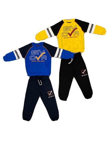 Tuta In Felpa Givova Bambino Completo Invernale 3/7 anni | eBay
