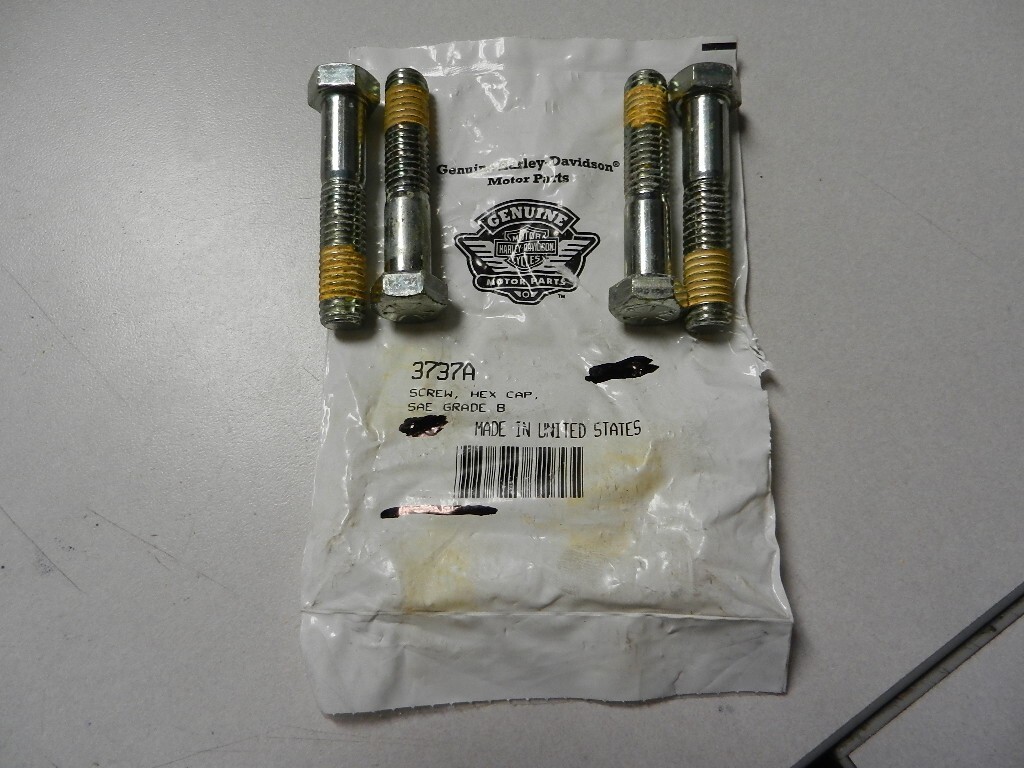 のんページ NOS Harley Davidson Hex Head Bolts 3737A Qty4 | eBay