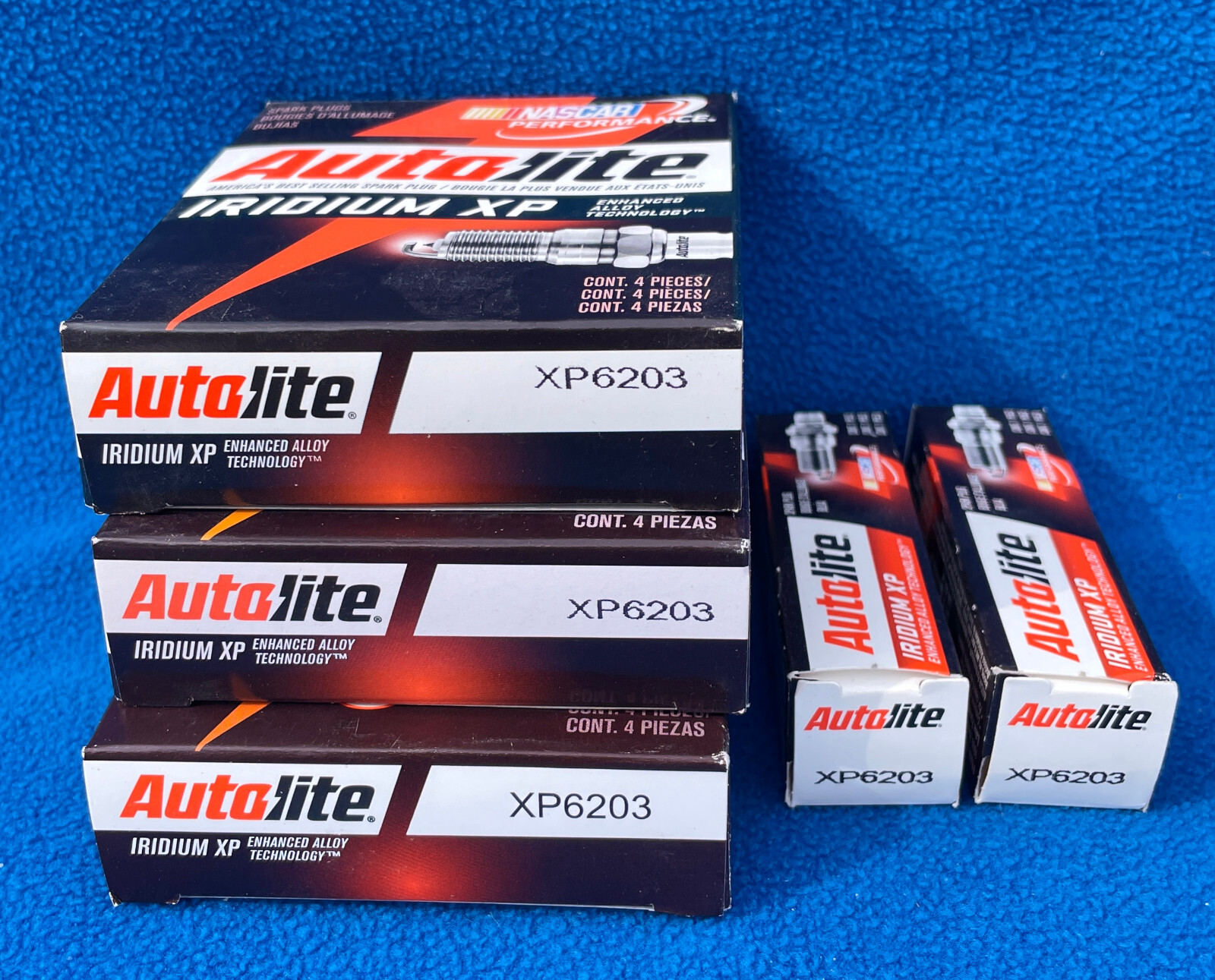 Lot of 14 Autolite Iridium Spark Plugs - Model XP6203 - NEW IN BOX
