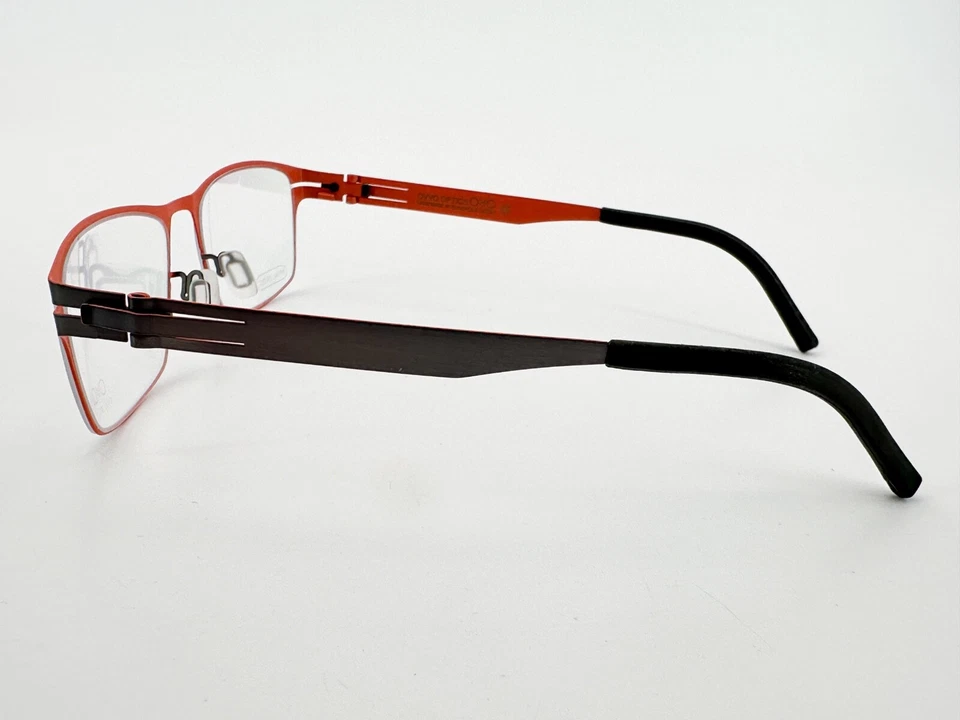 NOS OVVO Optics 2880 Anteojos MARCOS 7419/85 Gunmetal 52[]18-140 Naranja J494 Foto 3 de 4