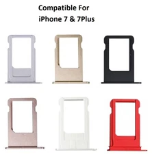 NEW Sim Card Holder Tray Nano Waterproof Gasket Ring for iPhone 7 7 Plus  8 X 