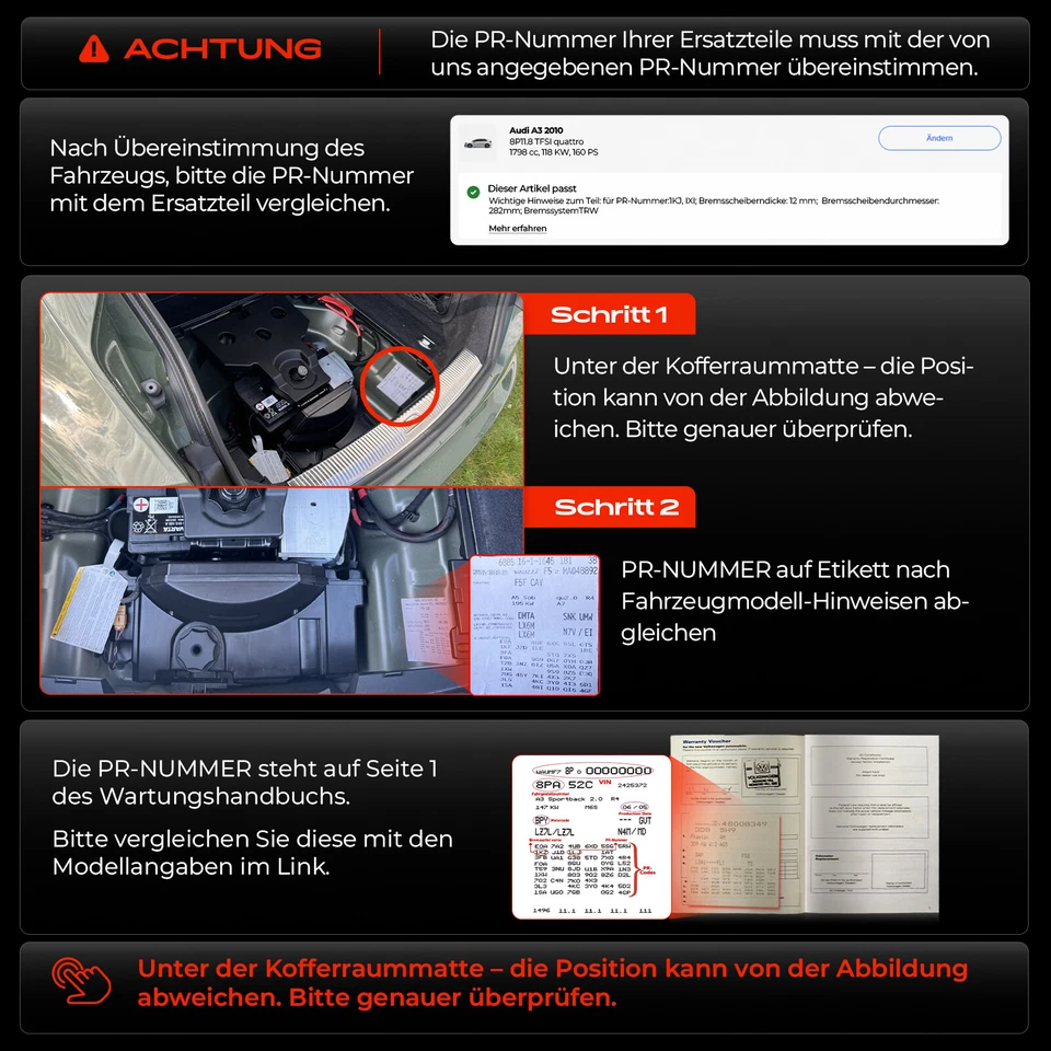 2x Bremssattel Hinten Links Rechts 41mm für VW Golf 5 1K 6 5K Jetta Audi A3 8P - Bild 2 von 4