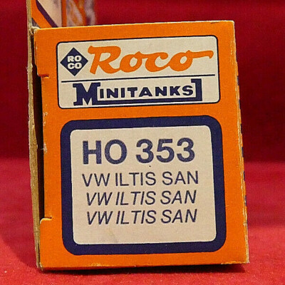 VINTAGE HO GAUGE Roco MiniTanks #353 VW ILTIS SAN