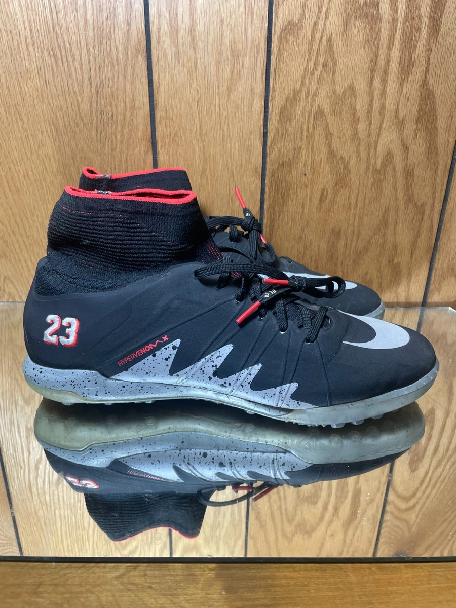 NIKE HYPERVENOM AirJordan×NEYMAR 820134 Buy Nike HypervenomX Proximo NJR TF 'Black Silver' - 820134 006 | GOAT