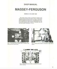 Massey Ferguson 1010 1020 TMM Workshop Manual Get it Today