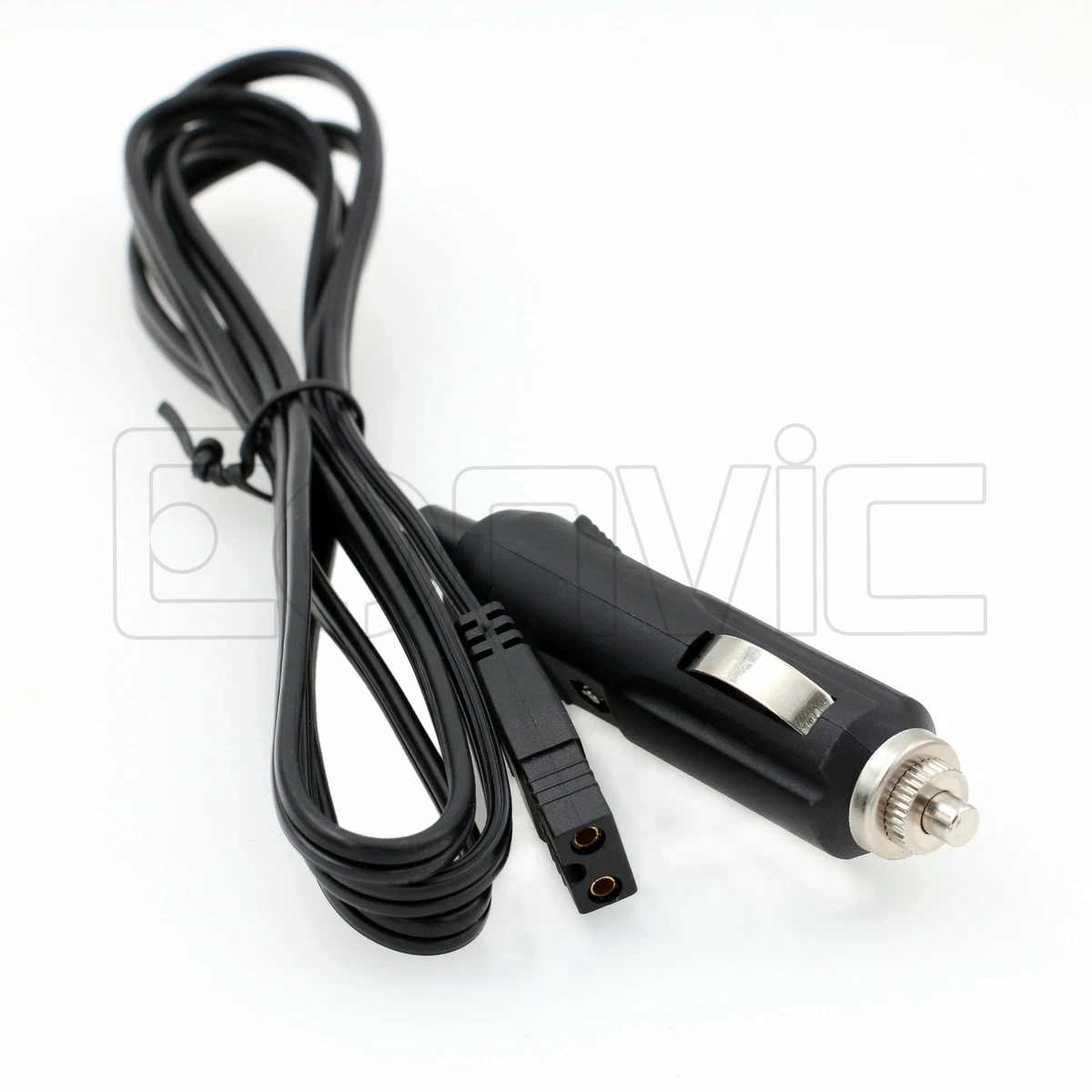 12V 6ft Extension Cord Car Cooler Cool Box Fridge DC Cable Power Adapter,  12V Extension Cord Mini Refrigerator 2 Pin Lead Cable Plug Wire(Black)