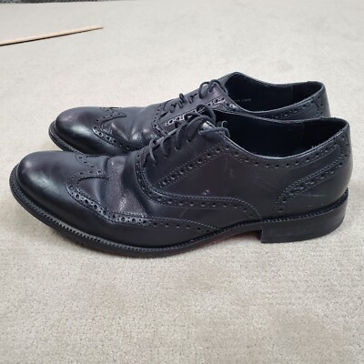 Cole Haan Shoes Mens 10.5 M Black Williams Wingtip Oxford  display picture 1