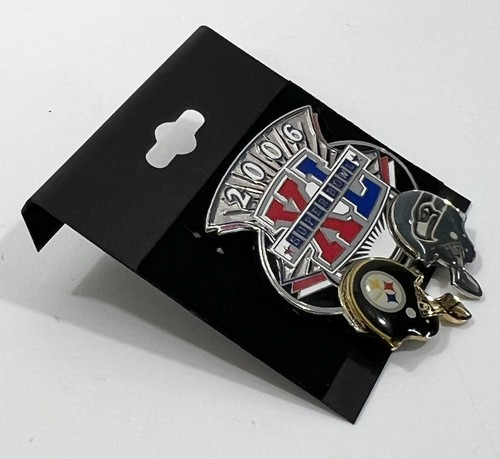 2006 NFL SUPER BOWL XL Seahawks VS Steelers FOOTBALL CHAMPIONSHIP Pin - Picture 3 of 3
