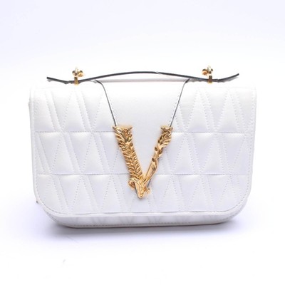 Schultertasche Versace Weiß Virtus