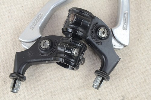 SHIMANO BL-AT50 DEORE DX ATB MTN KLUNKER CANTILEVER BRAKE LEVERS SET VTG 1980'S - Picture 8 of 14