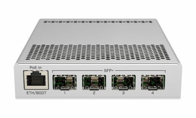 Mikrotik CRS305-1G-4S+IN Cloud Router Switch 4xSFP+ 1x GLAN PoE-In RouterOS L5