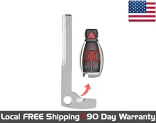 1x New Replacement Remote Key Fob Uncut Insert Blade For Select Mercedes Vehicle