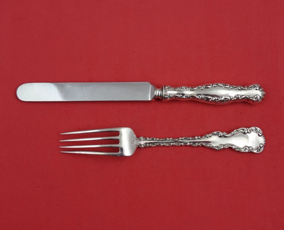 Louis XV by Whiting-Gorham Sterling Silver Junior Set 2pc (Knife HH SP 6 1/2") - Image 2 of 3