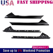Set Outer & Inner Windshield Trim Moldings fits For 2011-2018 2019 Ford Explorer