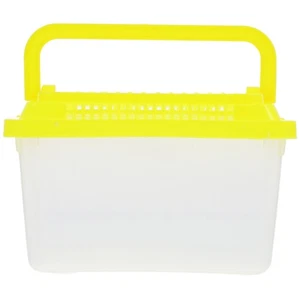 Turtle Aquarium Plastic Fish Tank Small Animal Transport Box Child Travel Box