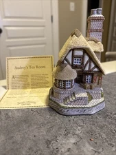 David Winter Cottages Audrey’s Tea Room 1991 w/ Original COA