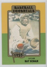 1980-84 SSPC Baseball Immortals 1st Printing MLB Logo Ray Schalk #78 HOF 0ot5