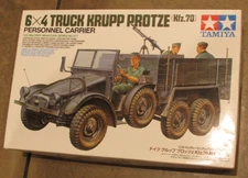 6x4 Truck Krupp Protze Kfz.70 Tamiya Military Personnel Carrier 1:35 Model Kit