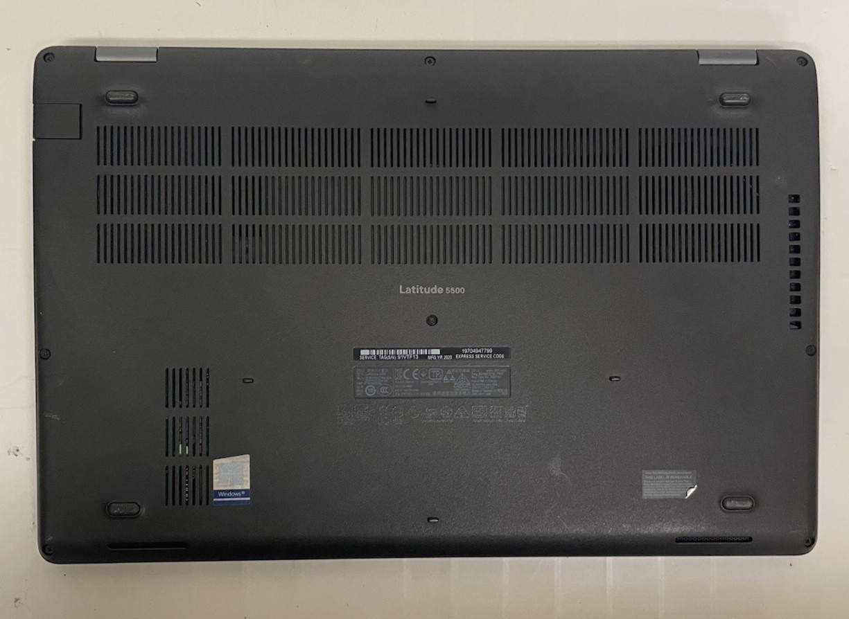 Dell Latitude 5500 15.6, 15-Inch Laptop, with Intel Core i7 8th Gen., 256 GB SSD (Solid State Drive), Windows 11 Pro