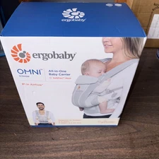 ERGOBABY Omni Breeze All-in-One Baby Carrier 7-45lb Infant-Toddler Midnight Blue