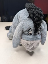 Disney Store Eeyore L 15" Plush Stuffed Animal Detachable Tail Winnie The Pooh