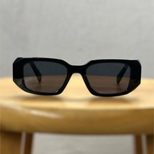 Prada Symbole Sunglasses Slate Gray Lenses PR17WS 1AB5S0