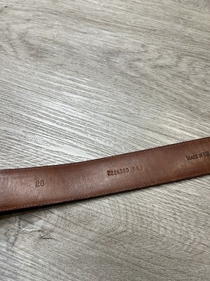 Ralph Lauren Brown Lizard Buckle Belt Women