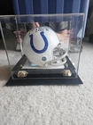 Lenny Moore Autographed Mini Helmet Indianapolis Colts COA
