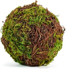 Decorative Moss Balls Set - 18pcs Fake Moss Balls for Bowl Fillers, Centerpie...