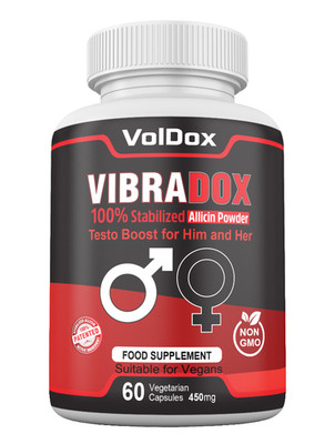 Vibradox - 60 Kapseln Natürlicher Libido Verstärker | ED Unterstützung | Männliches & weibliches Sexu