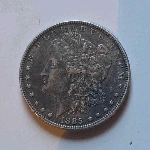 Morgan Silver Dollar $1 Coin 1885 Circulated Uncertified 0.9 Fineness