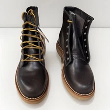 Chippewa 1901M170 Black Leather Mens yellow Lace up Boots 7M