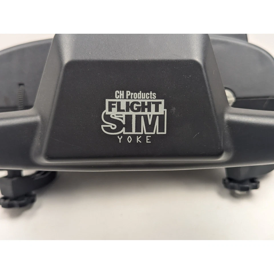 CH Products Flight Sim Yoke PC Game Controller Simulator - Image 3 of 4