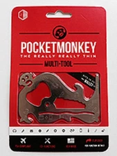 ZOOTILITY - POCKET MONKEY BASIC MULTI-TOOL  12  FUNCTIONS -  PK/3