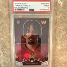 2024 Panini Mosaic Micro Mosaic Rookie Jayden Daniels Commanders PSA 9