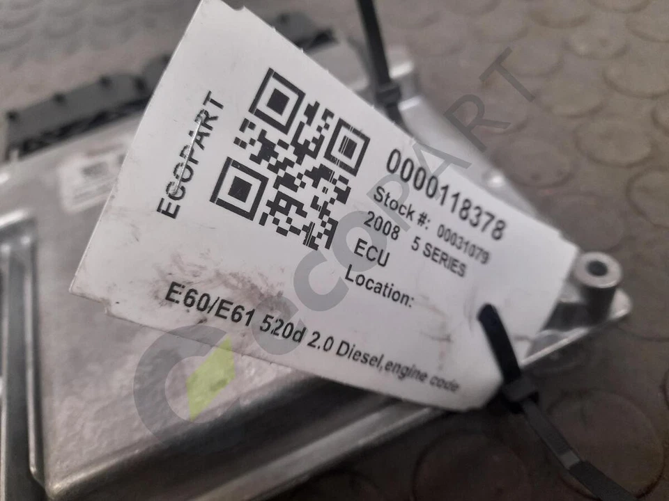 2007-2010 BMW 5 SERIES ECU 0281015552 - Image 2 of 4